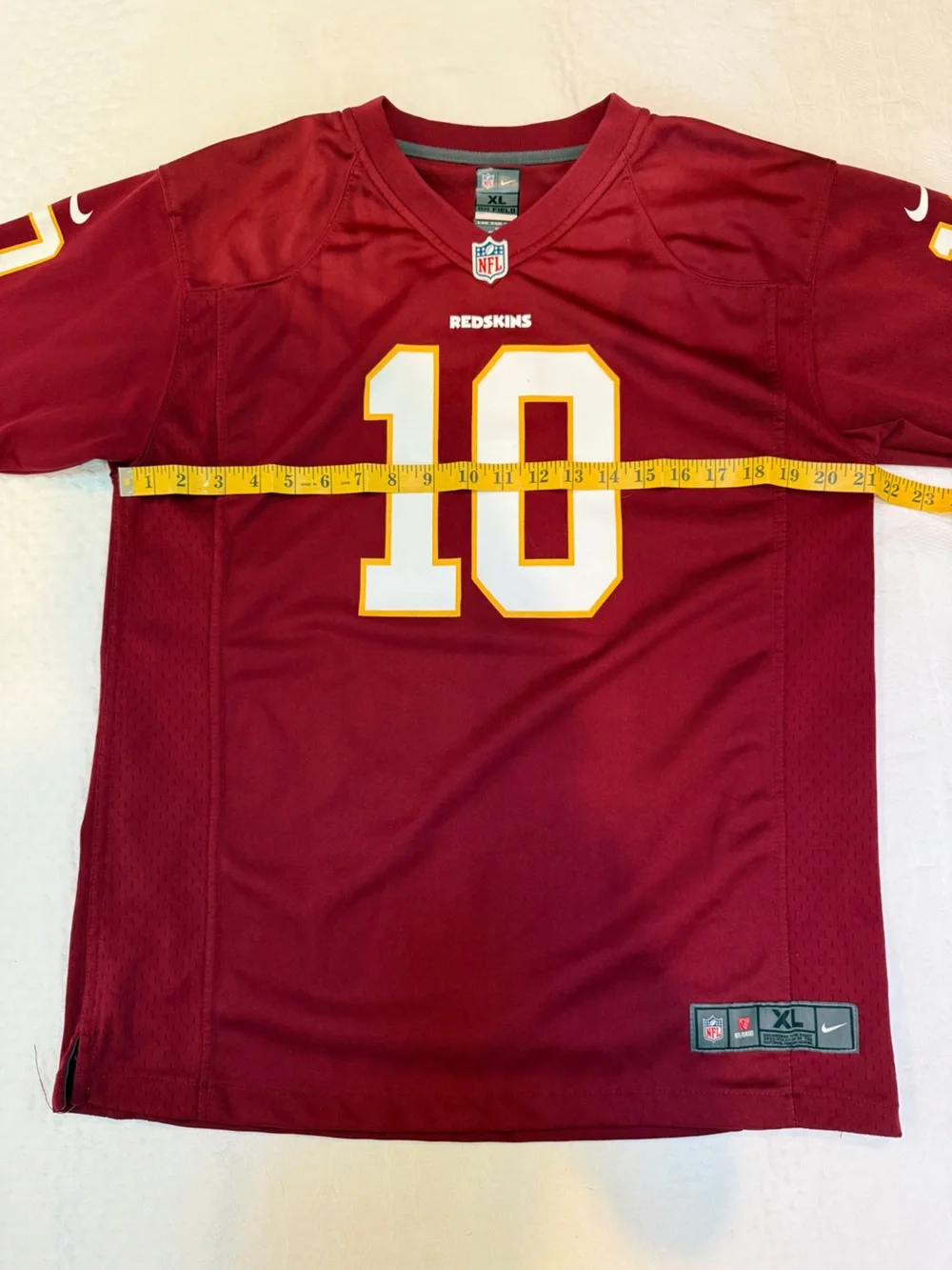Washington Redskins NFL Nike On Field #10 Griffin III RG3 Youth Boys Jersey XL